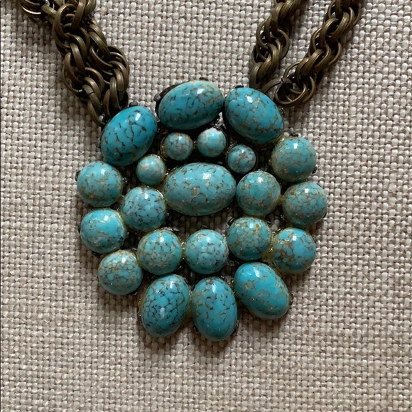 Vintage turquoise necklace - Picture 2 of 2